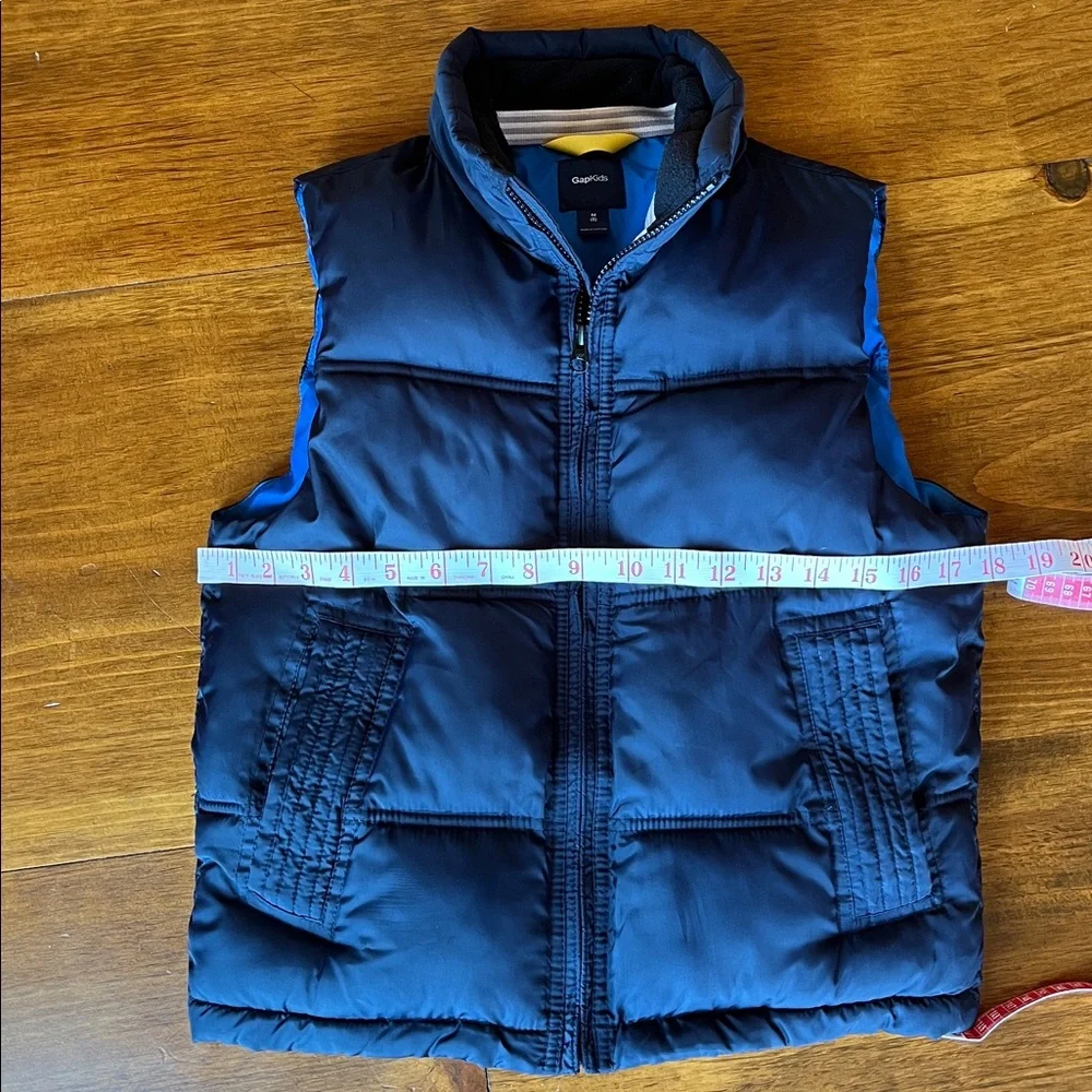 Gap Kids Navy Puffer Vest Sz M (8)